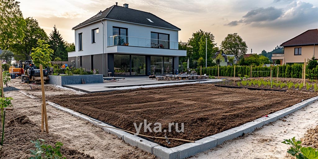 Микропланировка – выравнивание территории и подготовка основания под укладку газона Микропланировка – выравнивание территории и подготовка основания под укладку газона