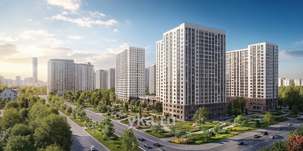 Озеленение микрорайона превращает городскую среду в уютное и экологичное пространство, где природа органично дополняет архитектуру Озеленение микрорайона превращает городскую среду в уютное и экологичное пространство, где природа органично дополняет архитектуру